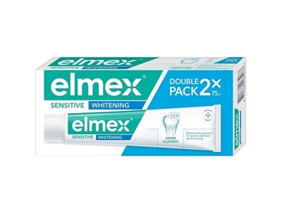 ELMEX zubní pasta Sensitive Whitening DUO 2 x 75 ml