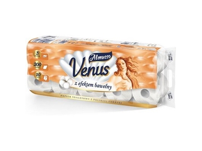 TOALETNÍ PAPÍR Almusso Venus 3vrstvý celulóza 25 m 1 role Prodej pouze po balení