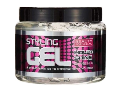 BEAUTY FORMULAS gel na vlasy Hold and Shine 500 ml