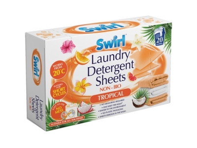 SWIRL prací ubrousky Tropical 20 ks