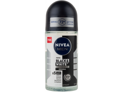 NIVEA deo FM Roll-on AP Black and White Invisible Original 50 ml
