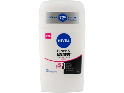NIVEA tuhý AP Black and White Clear 50 ml