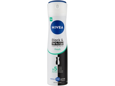 NIVEA deo sprej AP Black and White Fresh 150 ml