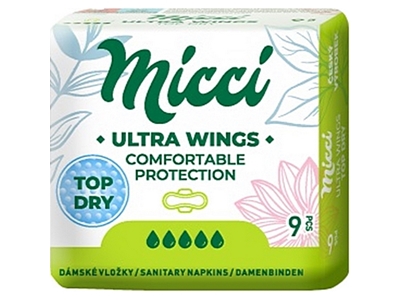 MICCI Ultra Top Dry s křidélky 9 ks 124