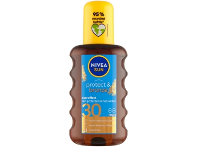 NIVEA Sun olej na opalování Protect and Bronze OF 30  200 ml