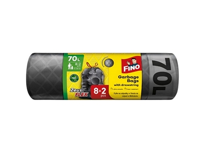 FINO sáčky ZEUS Flex zatahovací 70 l 8 + 2 ks