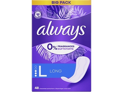 ALWAYS vložky Intimky Long 48 ks NOVINKA
