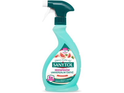 SANYTOL univerzální dezinfekce Grep + citronová kůra s rozprašovačem 500 ml