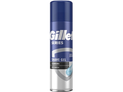 GILLETTE gel na holení Series Cleansing with Charcoal 200 ml