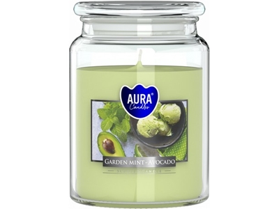 SVÍČKA vonná v dóze maxi Garden Mint/Avocado