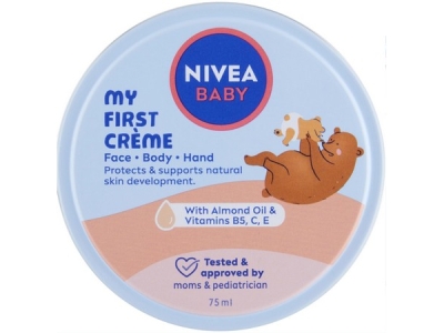 NIVEA Baby krém na tvář, tělo a zadeček 75 ml