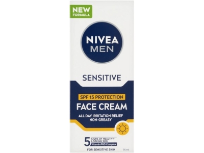 NIVEA Men ochranný krém Sensitive 75 ml  SPF15