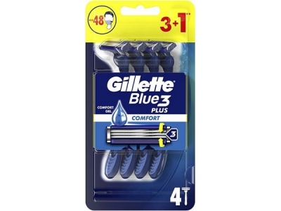 GILLETTE Blue3 Comfort jednorázová holítka 3+1 ks