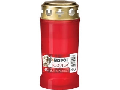 SVÍČKA s víčkem V3 REQUIEM červená                                                                                                                                                                                                                        