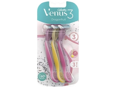 GILLETTE Simply Venus 3 Dragonfruit jednorázová holítka 3 ks