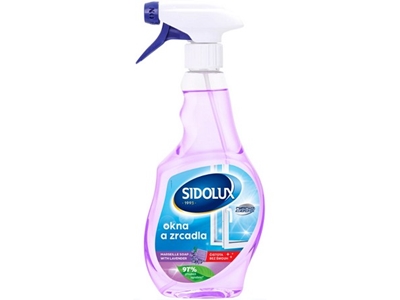 SIDOLUX Window Nano Code Marseillské mýdlo + Levandule 500 ml
