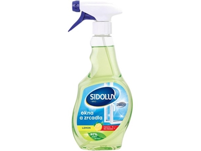 SIDOLUX okna a zrcadla nano Lemon 500 ml