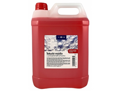 VIONE tekuté mýdlo Extra Hygiene antibakteriální červené 5 l