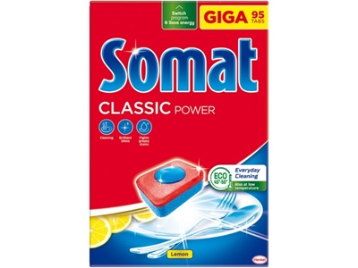 SOMAT GIGA Classic Lemon tablety do myčky 95 ks