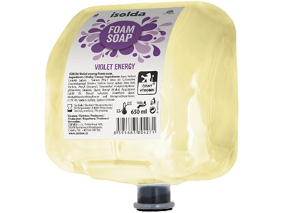 ISOLDA Violet Energy pěnové mýdlo 650 ml náplň Team