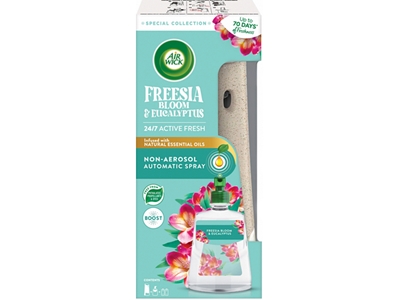 AIR WICK Active difúzér + náplň 228 ml Frézie a eukalyptus na vodní bázi