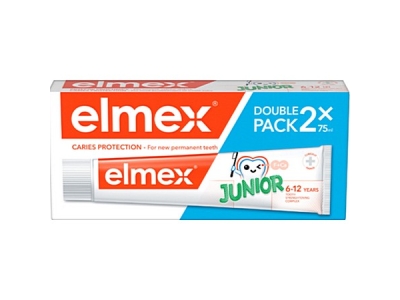 ELMEX zubní pasta Junior DUO 2 x 75 ml