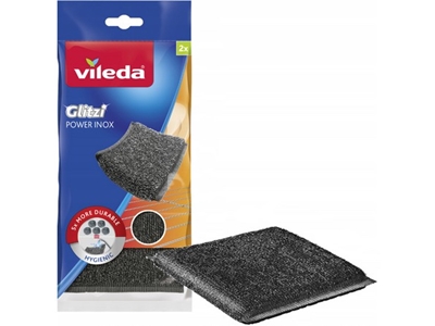 VILEDA Inox PowerPad drátěnka plochá 10,4 x 10 cm 141656