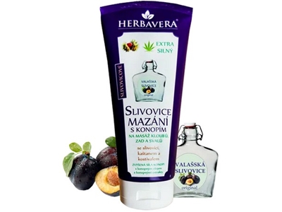 SLIVOVICE mazání s konopím 200 ml