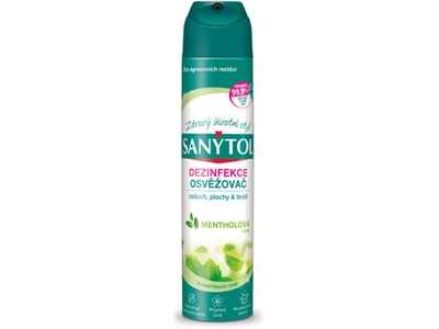 SANYTOL dezinfekční osvěžovač vzduchu Mentol 300 ml