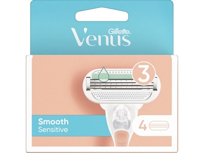 GILLETTE VENUS Smooth Sensitive náhradní hlavice 4 ks