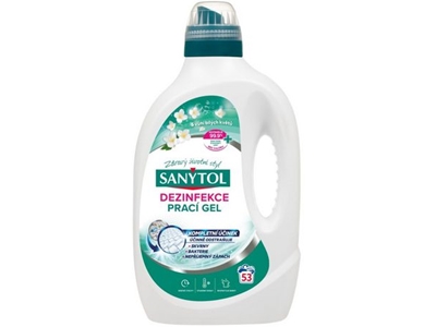 SANYTOL prací gel Květinová vůně 53 PD 2,65 l