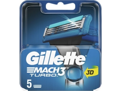 GILLETTE MACH3 Turbo hlavice 5 ks
