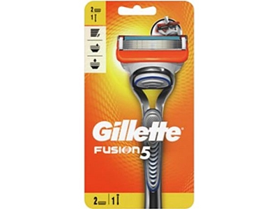 GILLETTE Fusion holicí strojek + 2 náhradní hlavice