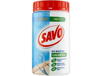 SAVO bazén Chlor šok 850 g