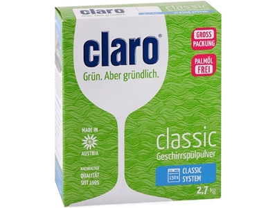 CLARO Pulver prášek do myčky nádobí 2,7 kg Novinka 31128