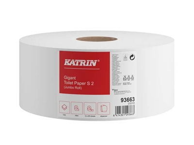 KATRIN PLUS Gigant 190mm,2-vrst.,celulóza   (93663)        Nové                                                                                                                                                                                           