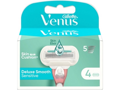 GILLETTE Venus 5 Extra Smooth Sensitive hlavice 4 ks