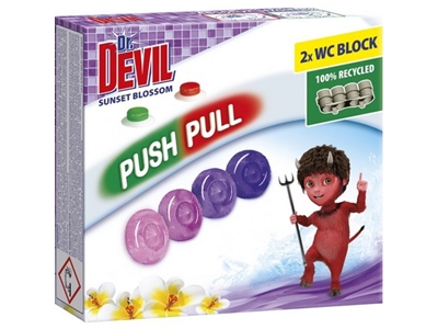 Dr. DEVIL WC Push Pull gel Sunset Blossom 2 x 20 g