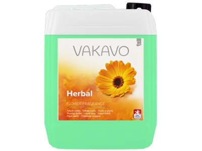 VAKAVO Herbal tek.mýdlo Flower zelené 5 l      Novinka                                                                                                                                                                                                    