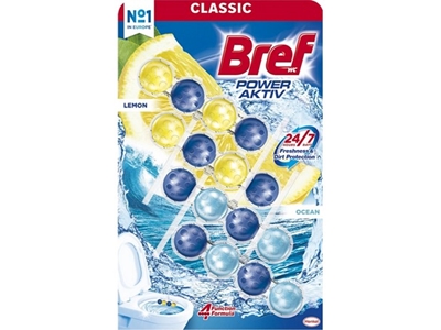 BREF WC blok Lemon/ Ocean 4 x 50 g