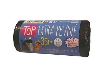 SÁČKY do koše 35 l Extra pevné 15 ks LDPE