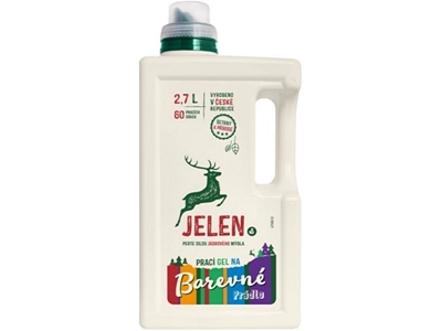 JELEN prací gel na barevné prádlo 2,7 l
