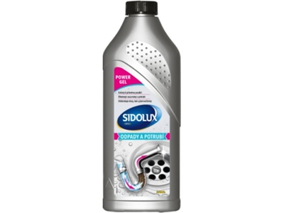 SIDOLUX Professional gelový čistič odpadů a potrubí 1 l  NOVINKA