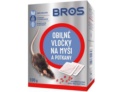 BROS obilné vločky na myši a krysy 100 g