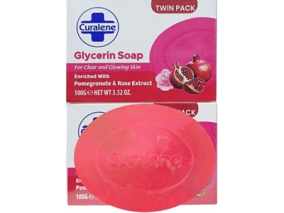 MÝDLO tuhé Curalene Glycerin Pom and Rose 2 x 100 g