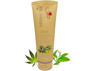 HERBAVERA krém pro voňavé nohy tuba 120 ml