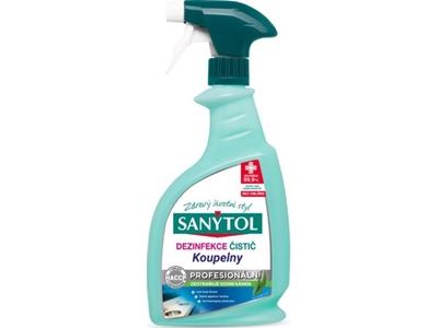SANYTOL Professional čistič Koupelny 750 ml
