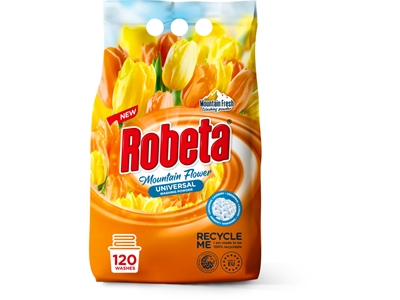ROBETA NEW univerzální prací prášek 9 kg, 120 PD                                                                                                                                                                                                          