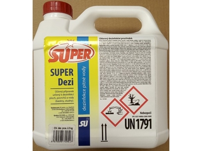 SUPER Dezi dezinfekce ploch a pitné vody - Bochemie 3 kg