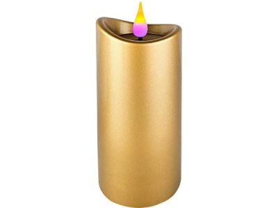 SVÍČKA LED Metal zlatá                                                                                                                                                                                                                                    